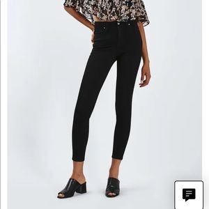 TOPSHOP jamie skinny jeans black